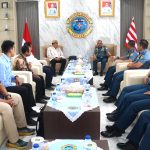 Tingkatkan Sinergitas Unsur Kemaritiman, Danlantamal I Terima Courtesy Call President Indonesia Maritime Pilot Association (INAMPA)