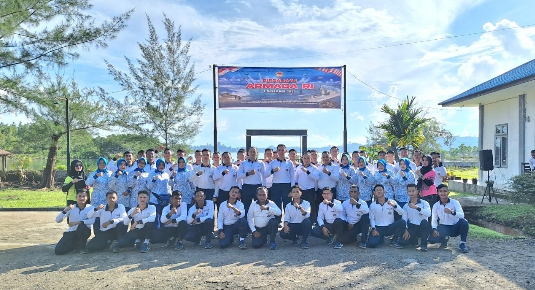 Prajurit Lanal Simeulue Laksanakan Rangkaian Kegiatan Memperingati Hari Armada RI Tahun 2025