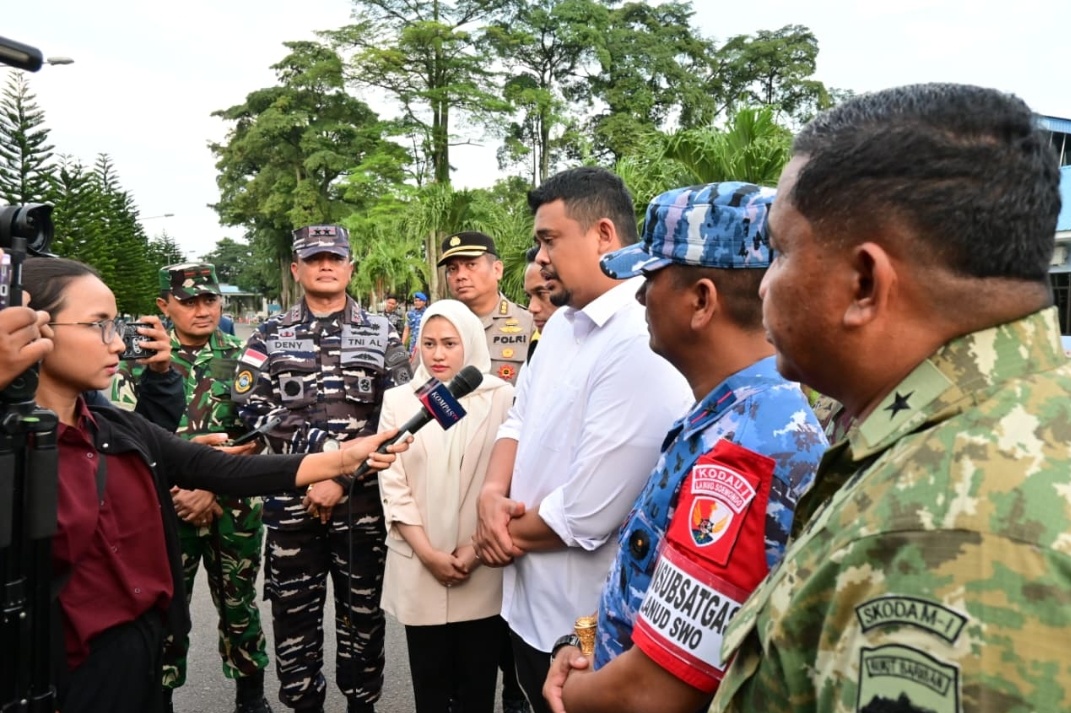Dankodaeral I Sambut Kedatangan Wakil Presiden RI di Medan
